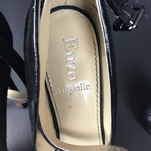 Vintage Enzo Angiolini Open Toe Heels - Picture 8 of 8